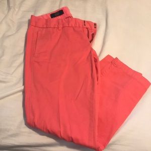 J Crew Scout Pant in Salmon